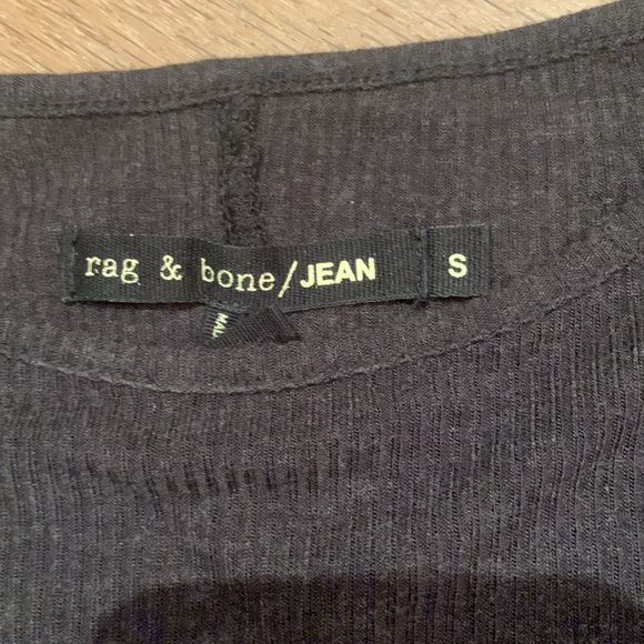 Rag and bone ribbed long sleeve top size small - Picture 2 of 3